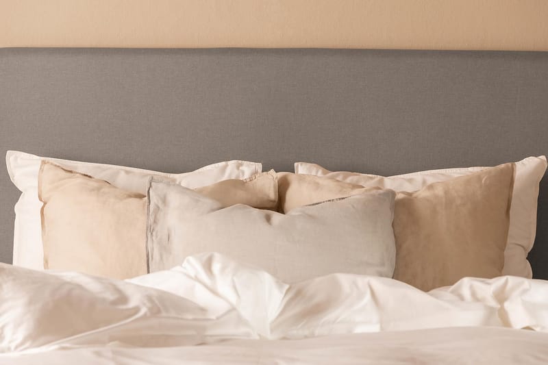 Sänkypaketti Nayaka 120x200 Lateksi - Sileä pääty Harmaa - Huonekalut - Sänky - Jenkkisängyt