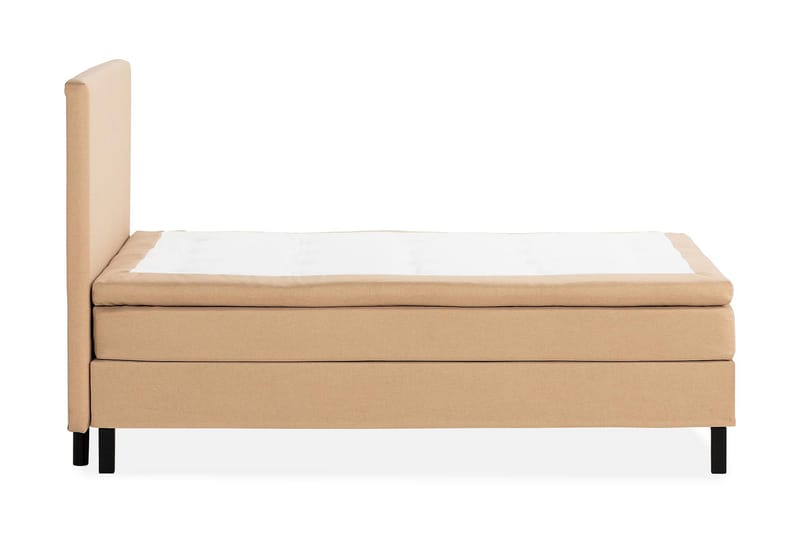 Sänkypaketti Nayaka 120x200 Lateksi - Sileä pääty Beige - Huonekalut - Sänky - Jenkkisängyt