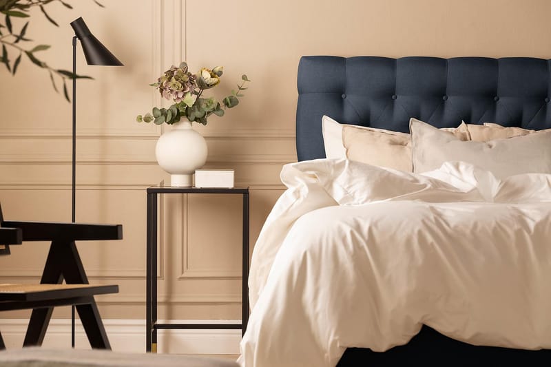 Sänkypaketti Nayaka 120x200 Lateksi - Topattu pääty Sininen - Huonekalut - Sänky - Jenkkisängyt