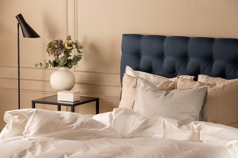 Sänkypaketti Nayaka 120x200 Lateksi - Topattu pääty Sininen - Huonekalut - Sänky - Jenkkisängyt