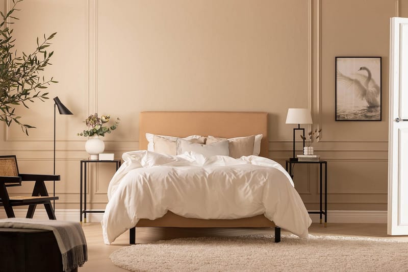 Sänkypaketti Nayaka 120x200 Memoryvaahto - Sileä pääty Beige - Huonekalut - Sänky - Jenkkisängyt