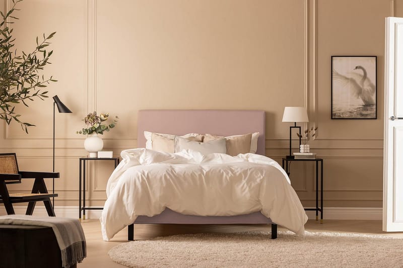 Sänkypaketti Nayaka 120x200 Memoryvaahto - Sileä pääty Roosa - Huonekalut - Sänky - Jenkkisängyt