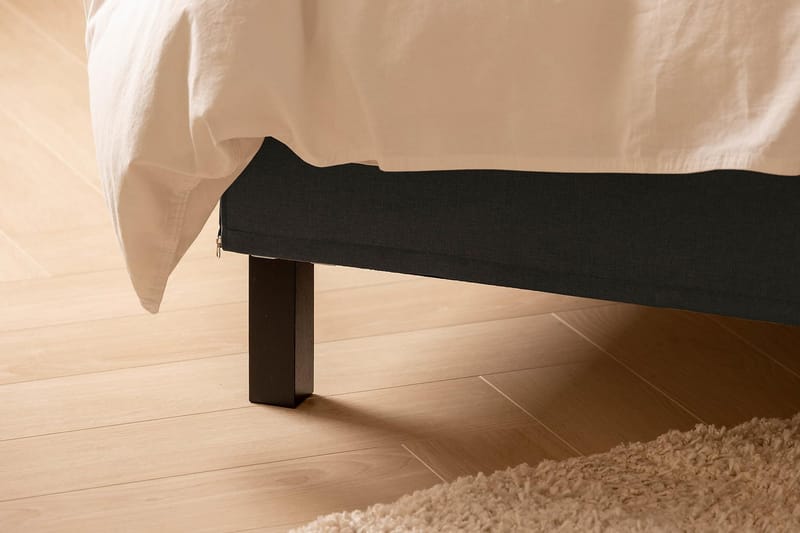 Sänkypaketti Nayaka 120x200 Vaahtomuovi - Napillinen pääty Tummanharmaa - Huonekalut - Sänky - Parisänky