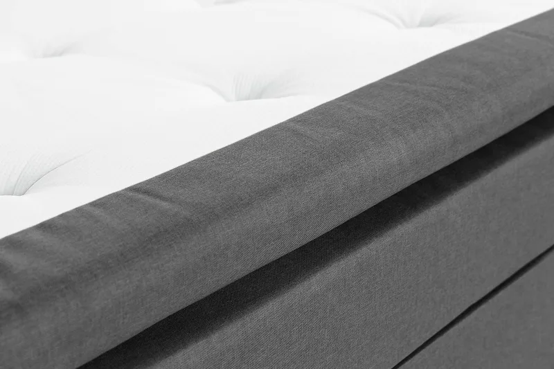 Sänkypaketti Nayaka 120x200 Vaahtomuovi - Napillinen pääty Tummanharmaa - Huonekalut - Sänky - Parisänky