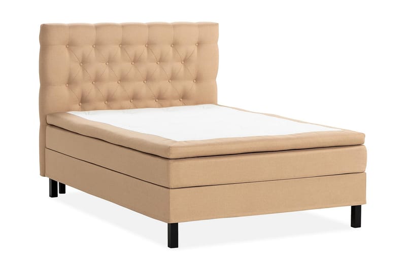 Sänkypaketti Nayaka 120x200 Vaahtomuovi - Topattu pääty Beige - Huonekalut - Sänky - Jenkkisängyt