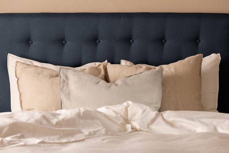 Sänkypaketti Nayaka 140x200 Lateksi - Napillinen pääty Sininen - Huonekalut - Sänky - Jenkkisängyt