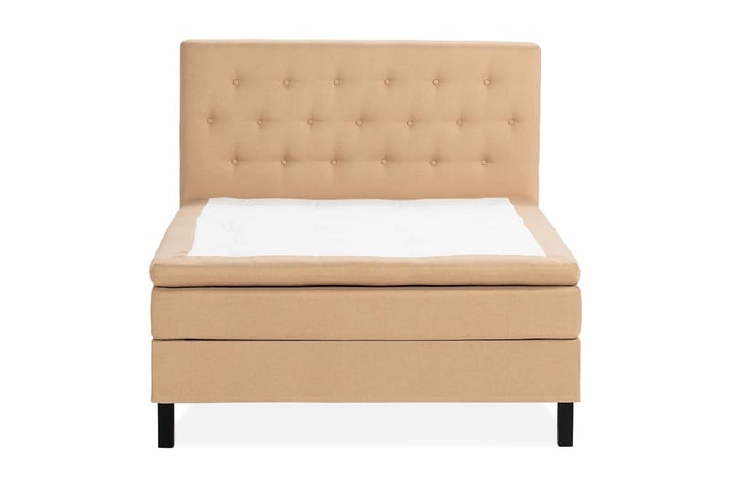 Sänkypaketti Nayaka 140x200 Memoryvaahto - Napillinen pääty Beige - Huonekalut - Sänky - Jenkkisängyt