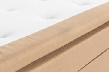 Sänkypaketti Nayaka 150x200 Vaahtomuovi - Topattu pääty Beige - Huonekalut - Sänky - Jenkkisängyt