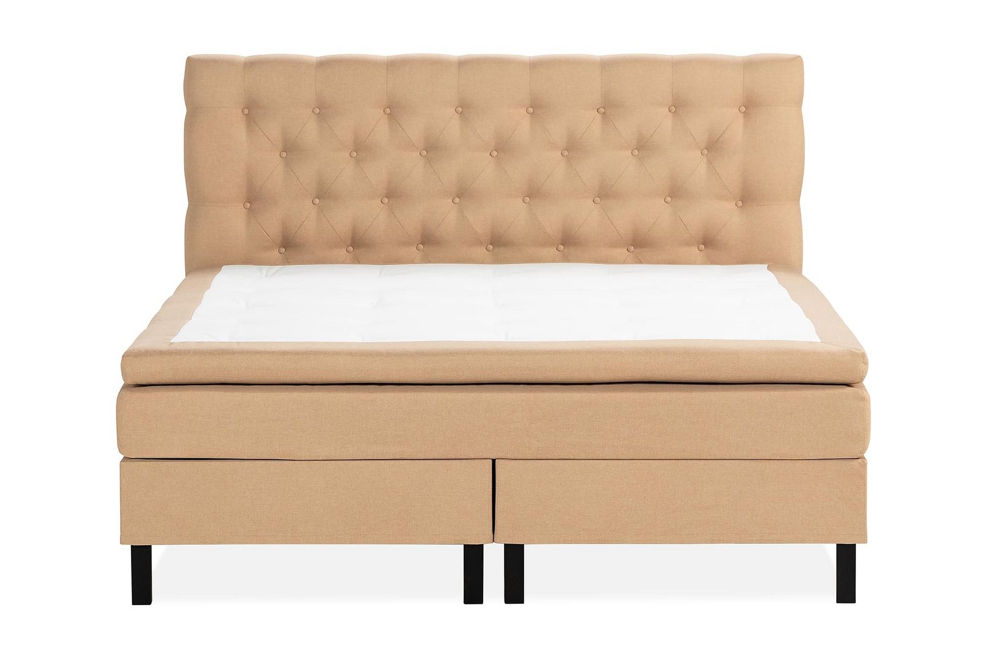 Sänkypaketti Nayaka 150x200 Vaahtomuovi - Topattu pääty Beige - Huonekalut - Sänky - Jenkkisängyt