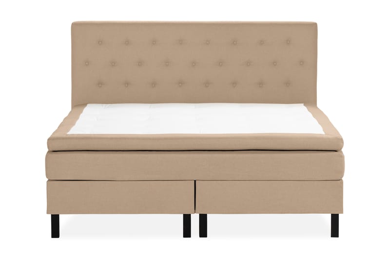 Sänkypaketti Nayaka 180x200 Vaahtomuovi - Napillinen pääty Beige - Huonekalut - Sänky - Jenkkisängyt