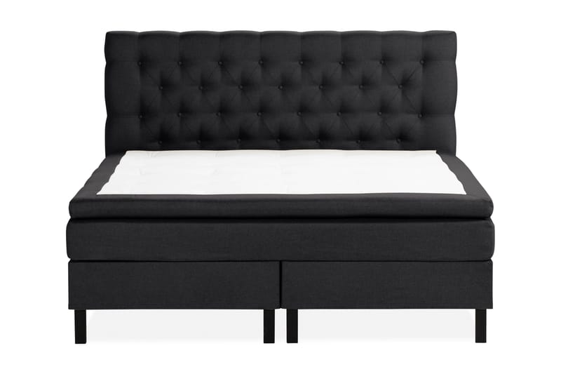 Sänkypaketti Nayaka 180x200 Vaahtomuovi, Topattu pääty Musta