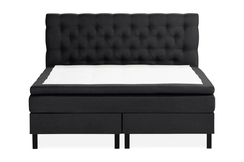 Sänkypaketti Nayaka 180x200 Vaahtomuovi, Topattu pääty Musta