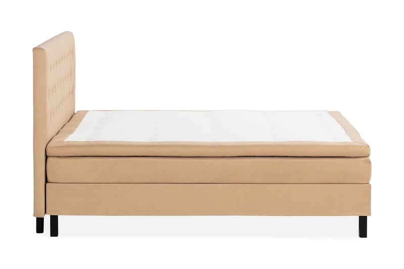 Sänkypaketti Nayaka 210x210 Memoryvaahto - Napillinen pääty Beige - Huonekalut - Sänky - Jenkkisängyt