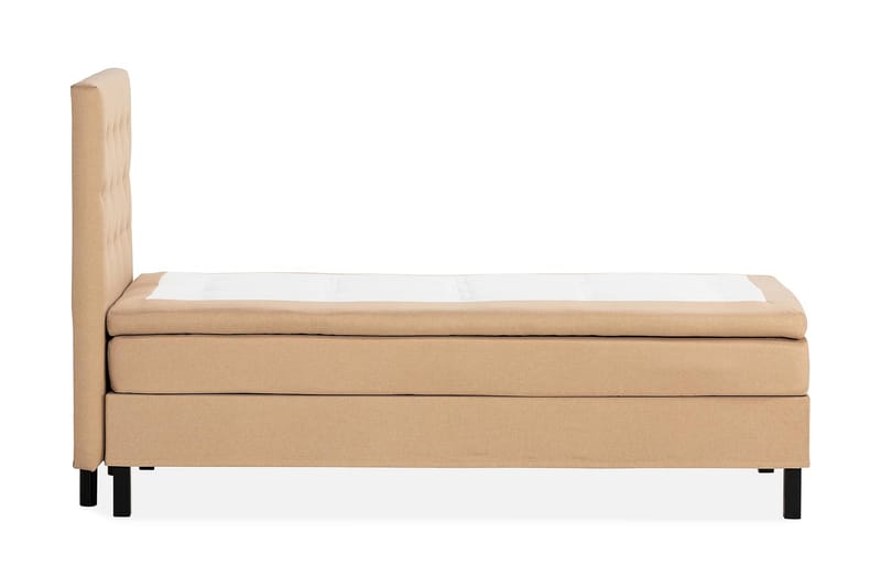 Sänkypaketti Nayaka 90x200 Memoryvaahto - Napillinen pääty Beige - Huonekalut - Sänky - Jenkkisängyt