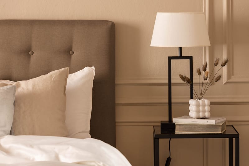 Sänkypaketti Nayaka 90x200 Vaahtomuovi - Napillinen pääty Ruskea - Huonekalut - Sänky - Jenkkisängyt