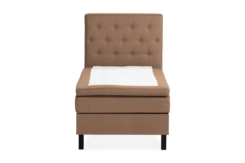 Sänkypaketti Nayaka 90x200 Vaahtomuovi - Napillinen pääty Ruskea - Huonekalut - Sänky - Jenkkisängyt