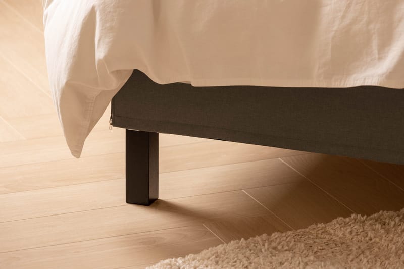 Sänkypaketti Nayaka 90x200 Vaahtomuovi - Napillinen pääty Ruskea - Huonekalut - Sänky - Jenkkisängyt