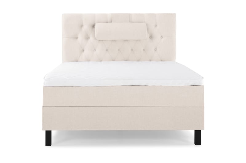 Sänkypaketti Olivia 120x200 Diamant Sängynpääty Beige - Vaahto Niskatyyny Suuri - Huonekalut - Sänky - Jenkkisängyt