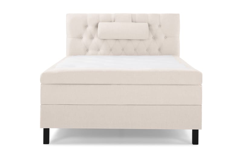 Sänkypaketti Olivia 120x200 Diamant Sängynpääty Beige - Polyeetteri Niskatyyny Suuri - Huonekalut - Sänky - Jenkkisängyt