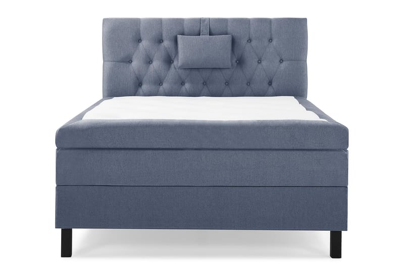 Sänkypaketti Olivia 120x200 Diamant Sängynpääty Tummansinine - Lateksi Niskatyyny Pieni - Huonekalut - Sänky - Jenkkisängyt