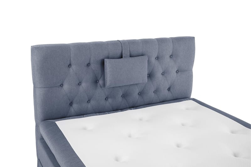 Sänkypaketti Olivia 120x200 Diamant Sängynpääty Tummansinine - Lateksi Niskatyyny Pieni - Huonekalut - Sänky - Jenkkisängyt