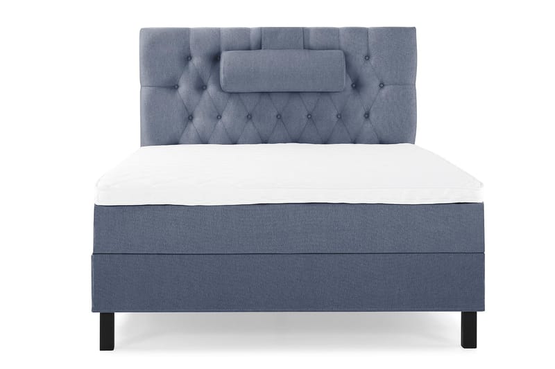 Sänkypaketti Olivia 120x200 Diamant Sängynpääty Tummansinine - Vaahto Niskatyyny Suuri - Huonekalut - Sänky - Jenkkisängyt
