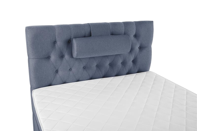 Sänkypaketti Olivia 120x200 Diamant Sängynpääty Tummansinine - Vaahto Niskatyyny Suuri - Huonekalut - Sänky - Jenkkisängyt