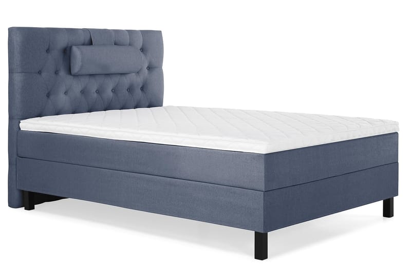 Sänkypaketti Olivia 120x200 Diamant Sängynpääty Tummansinine - Vaahto Niskatyyny Suuri - Huonekalut - Sänky - Jenkkisängyt