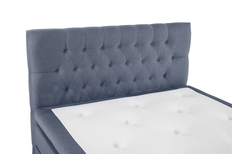 Sänkypaketti Olivia 120x200 Diamant Sängynpääty Tummansinine - Polyeetteri - Huonekalut - Sänky - Jenkkisängyt