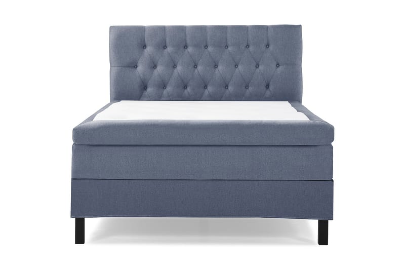 Sänkypaketti Olivia 120x200 Diamant Sängynpääty Tummansinine - Polyeetteri - Huonekalut - Sänky - Jenkkisängyt