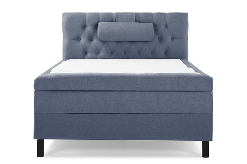 Sänkypaketti Olivia 120x200 Diamant Sängynpääty Tummansinine - Polyeetteri Niskatyyny Suuri - Huonekalut - Sänky - Jenkkisängyt
