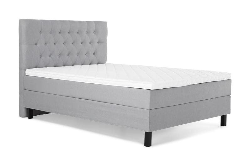 Sänkypaketti Olivia 120x200 Diamant Sängynpääty Vaaleanharm - Vaahto - Huonekalut - Sänky - Jenkkisängyt