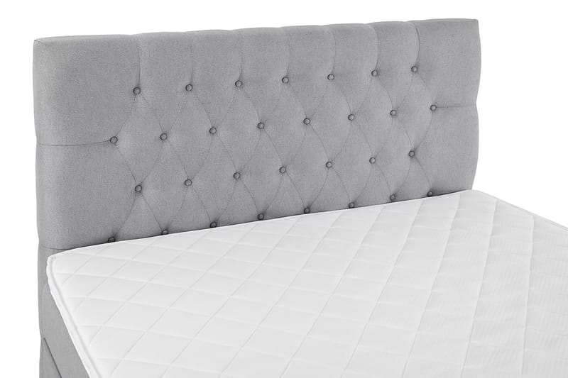Sänkypaketti Olivia 120x200 Diamant Sängynpääty Vaaleanharm - Vaahto - Huonekalut - Sänky - Jenkkisängyt