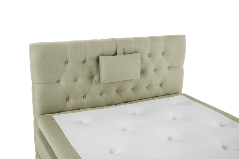Sänkypaketti Olivia 120x200 Diamant Sängynpääty Vihreä - Lateksi Niskatyyny Pieni - Huonekalut - Sänky - Jenkkisängyt