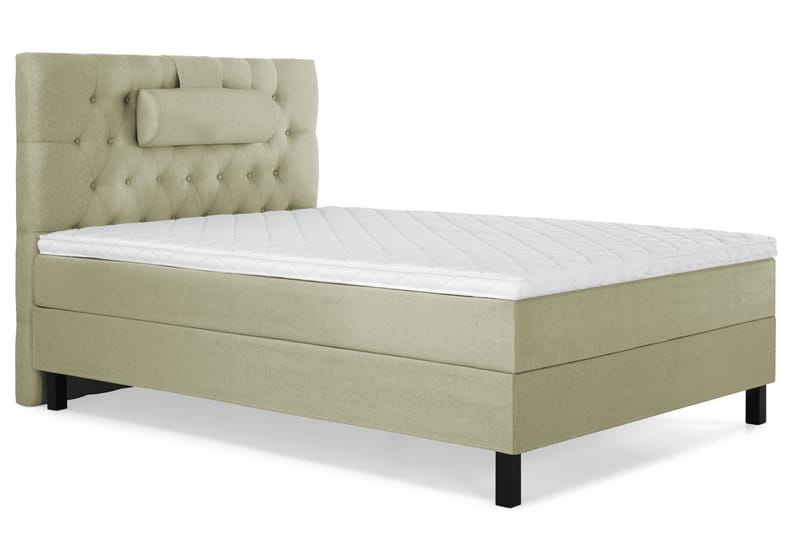 Sänkypaketti Olivia 120x200 Diamant Sängynpääty Vihreä - Vaahto Niskatyyny Suuri - Huonekalut - Sänky - Jenkkisängyt