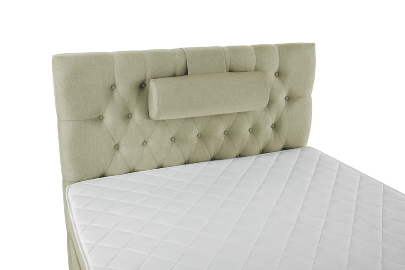 Sänkypaketti Olivia 120x200 Diamant Sängynpääty Vihreä - Vaahto Niskatyyny Suuri - Huonekalut - Sänky - Jenkkisängyt