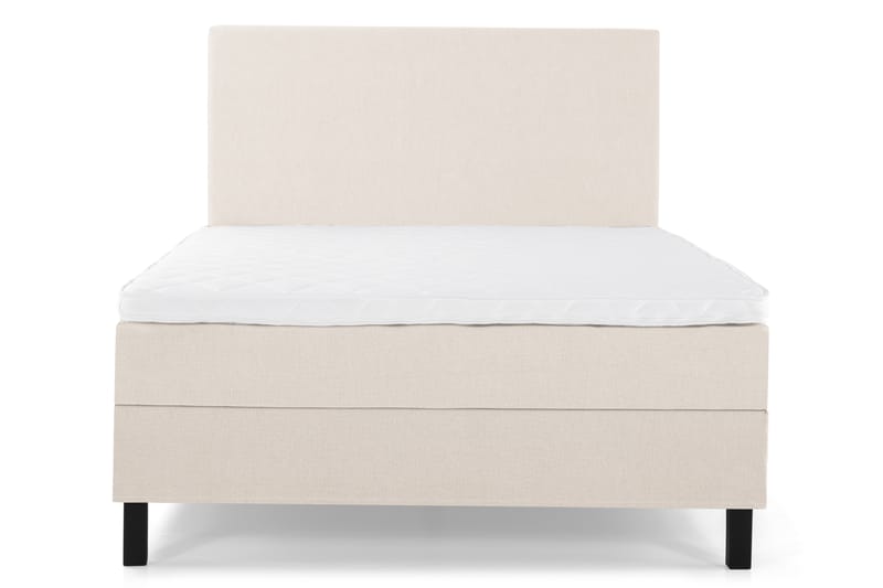 Sänkypaketti Olivia 120x200 Sileä Sängynpääty Beige - Vaahto - Huonekalut - Sänky - Jenkkisängyt