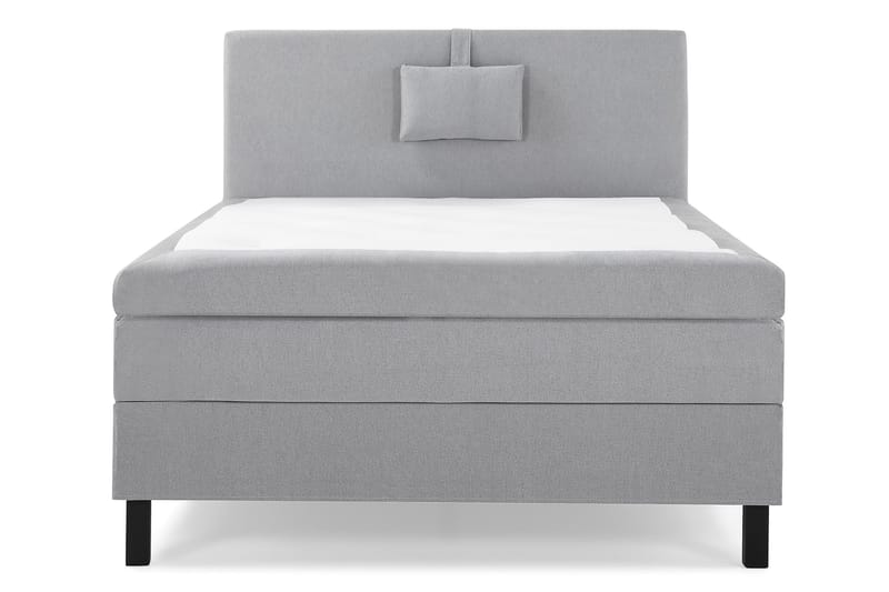 Sänkypaketti Olivia 120x200 Sileä Sängynpääty Keskiharmaa - Memory Niskatyyny Pieni - Huonekalut - Sänky - Jenkkisängyt