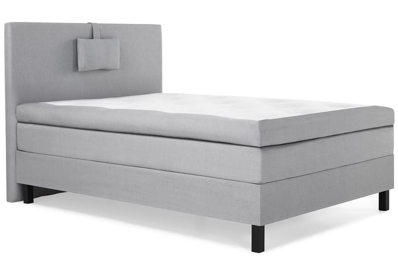 Sänkypaketti Olivia 120x200 Sileä Sängynpääty Keskiharmaa - Memory Niskatyyny Pieni - Huonekalut - Sänky - Jenkkisängyt