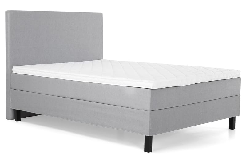 Sänkypaketti Olivia 120x200 Sileä Sängynpääty Vaaleanharmaa - Vaahto - Huonekalut - Sänky - Jenkkisängyt