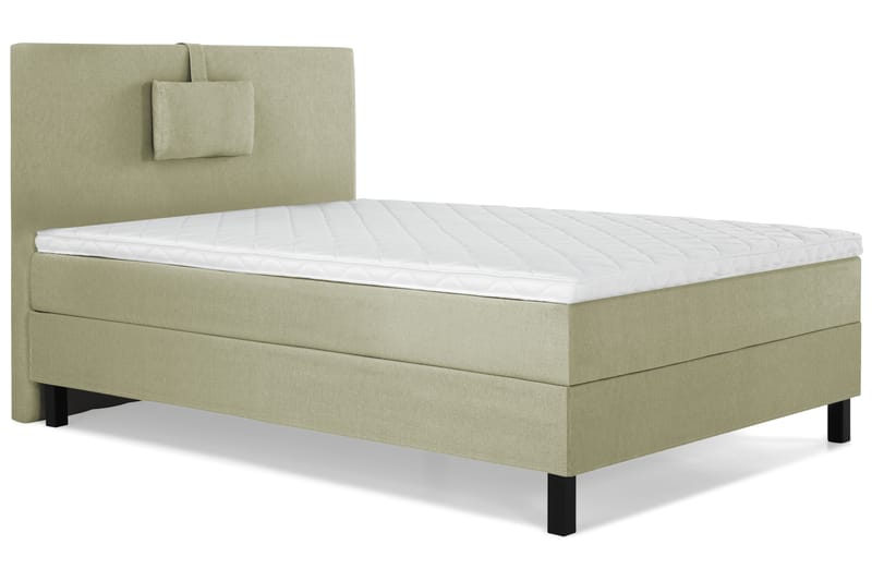 Sänkypaketti Olivia 120x200 Sileä Sängynpääty Vihreä - Vaahto Niskatyyny Pieni - Huonekalut - Sänky - Jenkkisängyt