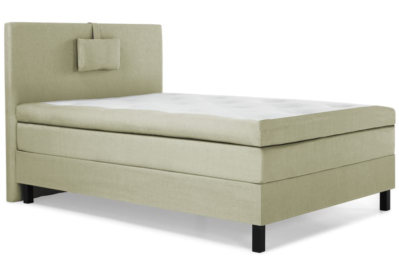 Sänkypaketti Olivia 120x200 Sileä Sängynpääty Vihreä - Polyeetteri Niskatyyny Pieni - Huonekalut - Sänky - Jenkkisängyt