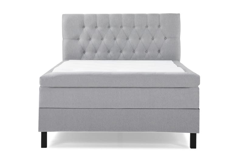 Sänkypaketti Olivia 140x200 Diamant Sängynpääty V.harmaa - Lateksi - Huonekalut - Sänky - Jenkkisängyt