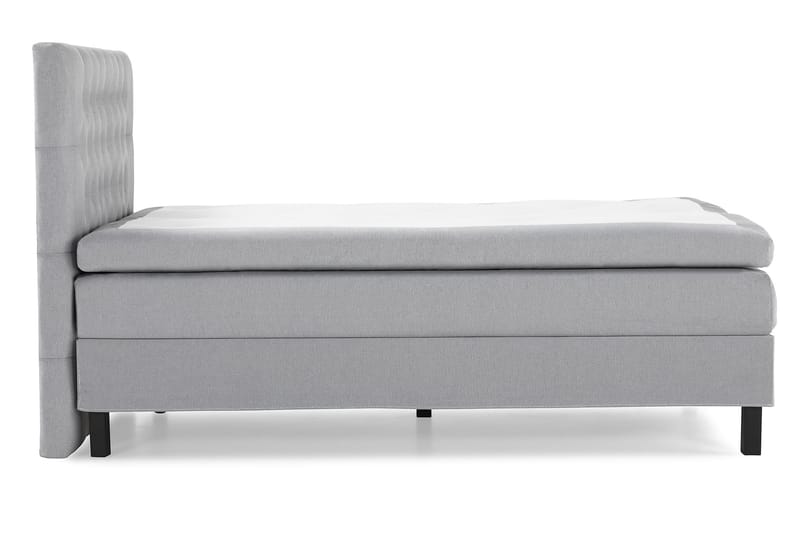 Sänkypaketti Olivia 140x200 Diamant Sängynpääty V.harmaa - Polyeetteri - Huonekalut - Sänky - Jenkkisängyt