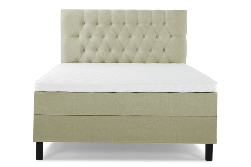 Sänkypaketti Olivia 140x200 Diamant Sängynpääty Vihreä - Vaahto - Huonekalut - Sänky - Jenkkisängyt