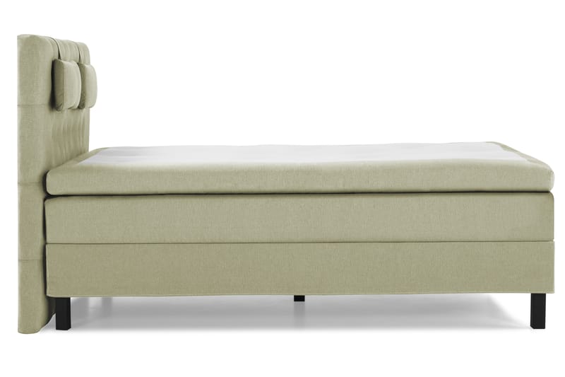 Sänkypaketti Olivia 140x200 Diamant Sängynpääty Vihreä - Polyeetteri Niskatyyny Pieni - Huonekalut - Sänky - Jenkkisängyt