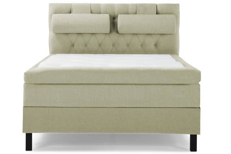 Sänkypaketti Olivia 140x200 Diamant Sängynpääty Vihreä - Polyeetteri Niskatyyny Suuri - Huonekalut - Sänky - Jenkkisängyt