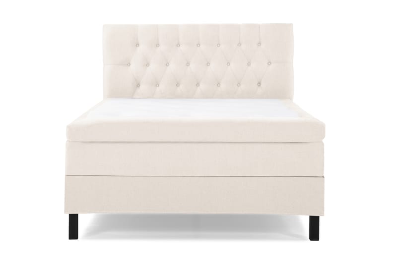 Sänkypaketti Olivia 140x200 Lateksi Memory Diamant Sängynpää - Beige - Huonekalut - Sänky - Jenkkisängyt