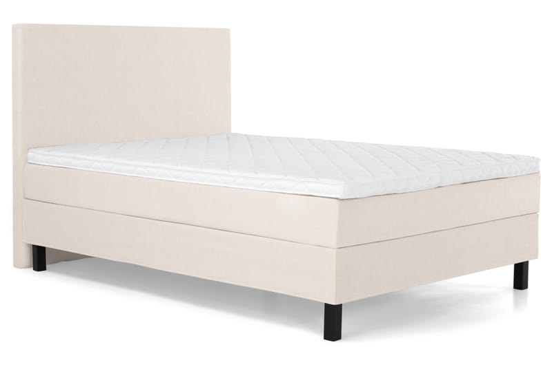 Sänkypaketti Olivia 140x200 Sileä Sängynpääty Beige - Vaahto - Huonekalut - Sänky - Jenkkisängyt
