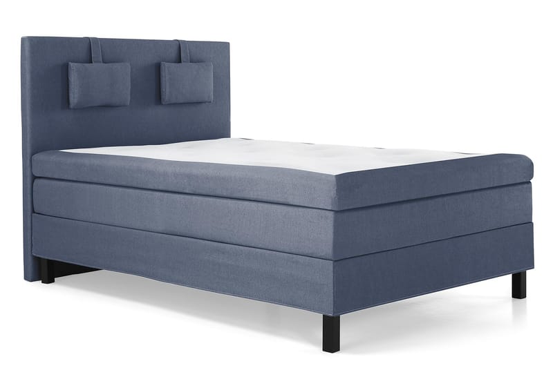 Sänkypaketti Olivia 140x200 Sileä Sängynpääty Tummansininen - Lateksi Niskatyyny Pieni - Huonekalut - Sänky - Jenkkisängyt